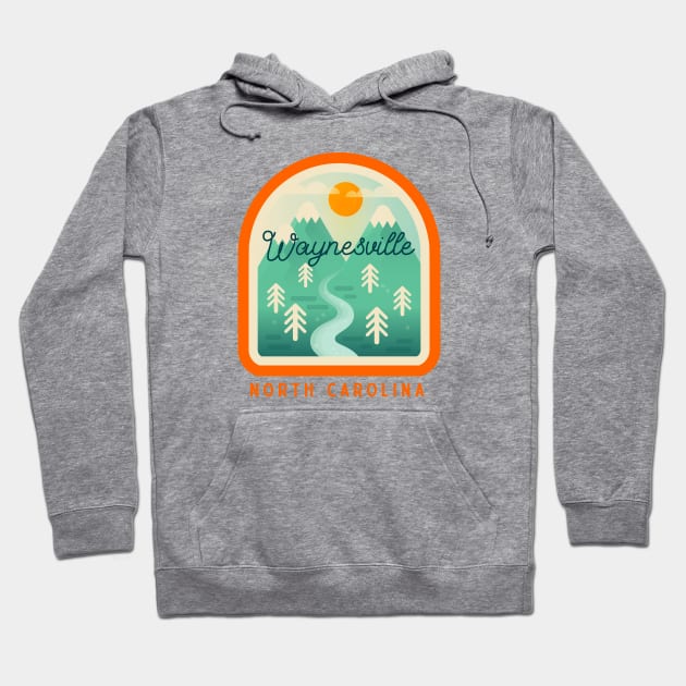 Waynesville North Carolina NC Tourist Souvenir Hoodie by carolinafound